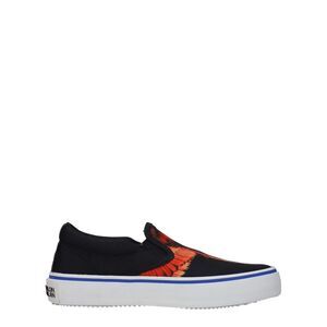Marcelo Burlon Graphic Print SlipOn Sneakers Men Black Loafers